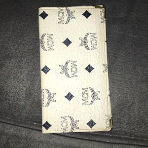 MCM Checkbook Cover